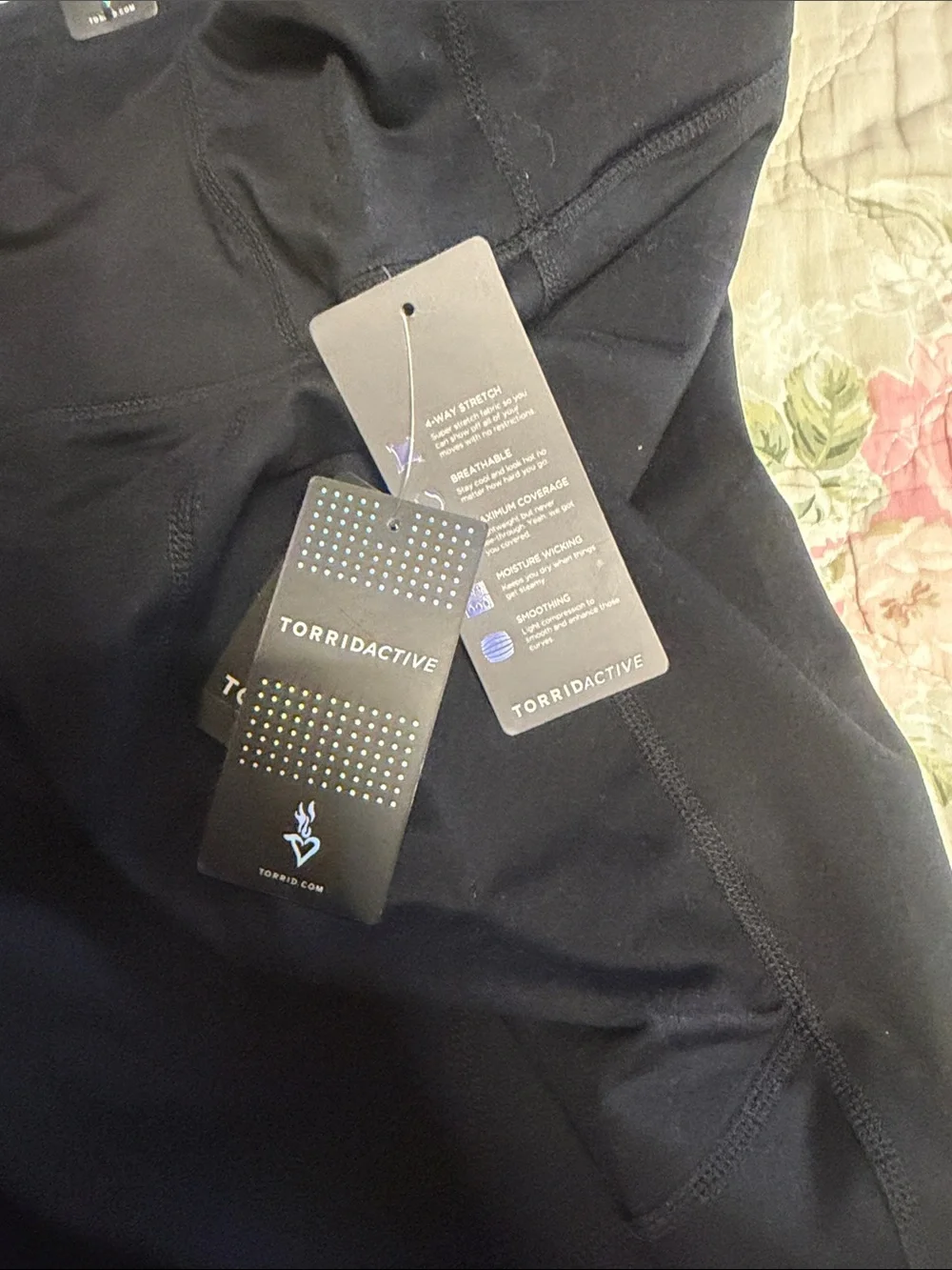 torrid Black Leggings with Side Pockets - Picture 4 of 6